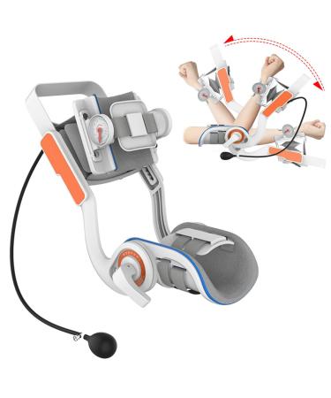 Electric Elbow Joint Rehabilitation Device Joint Injuries Recovery Adjustable - 15 Extension and 150 Flexion Flexible Support Frame for Wrist Elbow