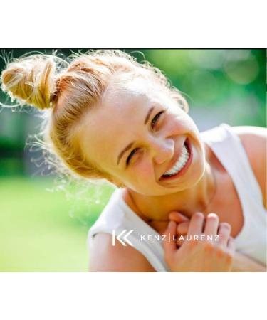 Kenz Laurenz 100 Hair Elastics Black - Ouchless Ponytail Holders 4mm - No Crease Hair Ties - Buy Online on GoSupps.com