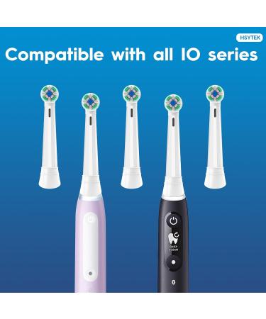HSYTEK Replacement Toothbrush Heads for Oral-B IO Series 3-10 | Compatible IO Electric Toothbrush Heads | White - Buy Online on GoSupps.com