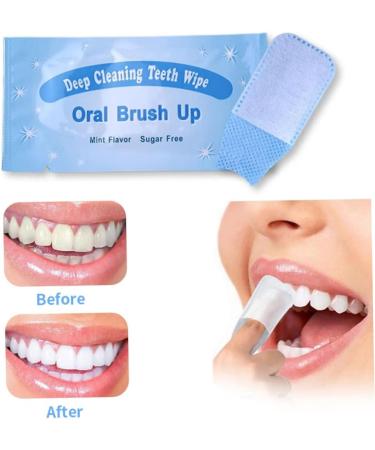 Teeth Cleaning Wipes - Whitening & Hygiene Care Tool - 50pcs Finger Toothbrushes for Easy Oral Care - Buy Online on GoSupps.com