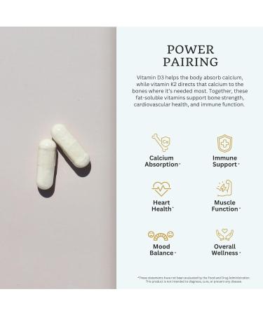VTC VitaTradingCo. Vitamin D3 + K2 | High Potency Bioactive Forms | 1000iu D3 + 45mcg MK-4 K2 | Boost Calcium Absorption | Immune Heart & Bone Support | 120 Capsules - Buy Online on GoSupps.com