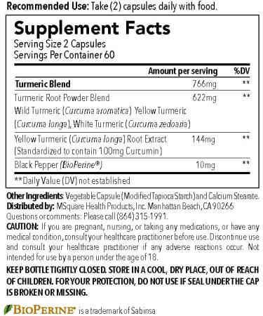 Okinawa Triple Turmeric + Curcumin Supplement | 766mg Turmeric Blend | Joint Pain Relief | 120 Capsules - Buy Online on GoSupps.com