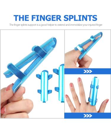 ULTECHNOVO 3pcs Finger Splint - Protective Finger Brace & Support Plate for Dislocation - Aluminum Alloy Finger Guard for Injury Recovery - Buy Online on GoSupps.com