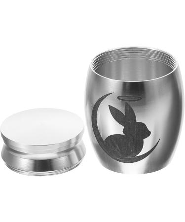 BESPORTBLE 4pcs Rabbit Urn Urns Small Pet Urn Bunny Mini Urn Metal Pet Urn Memorials Pet Urn Stainless Steel 4.00X3.00X3.00CMx4pcs Silverx4pcs - Buy Online on GoSupps.com