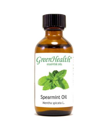 2 fl oz - Spearmint Essential Oil - 100% Pure Essential - GreenHealth