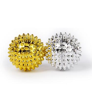 Chi -Enterprise Gold Magnetic Acupressure Balls (32mm) | Self-Healing Therapy for Pain Relief & Well-Being - Buy Online on GoSupps.com