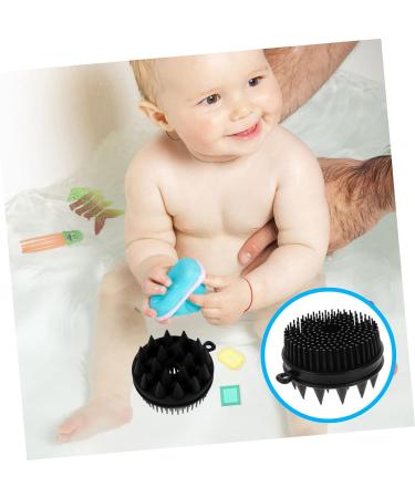 FRCOLOR Silicone Shampoo Brush - Kids Body & Baby Hair Scalp Massager Bath Tool - Buy Online on GoSupps.com