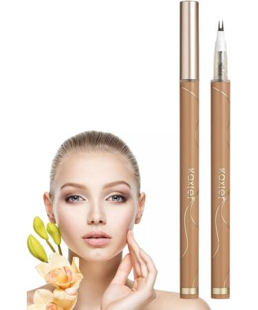 Liquid Eyeliner - Double Tip Lower Eyelash Pencil Waterproof Lower Eyelash Pencil Fade Proof Eye Makeup Easy To Apply Liner Brush C: Tea Brown - Buy Online on GoSupps.com