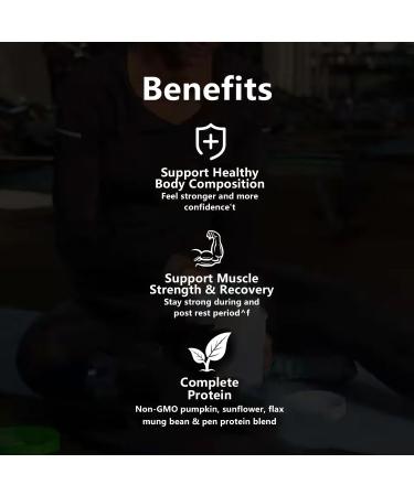 Buy Organic Plant Protein - Ketogenic Protein Powder (Chocolate) with Coconut & Avocado Oils - 440g - Best for Health & Fitness - Buy Online on GoSupps.com