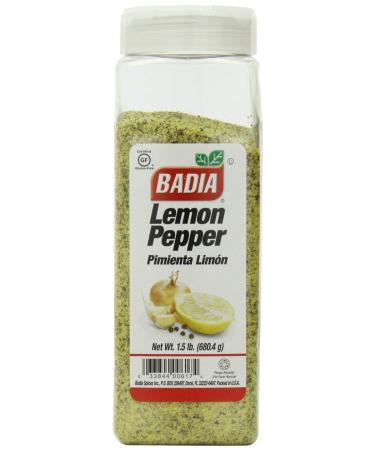 Badia Lemon Pepper (Pimlenta Limon) 1.5 lbs. 1.5 Pound (Pack of 1)