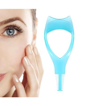 Mascara Shield - Mascara Guard Tool Reusable Eyelash Mascara Shield Guard | Eyelashes Tool Handheld Eyelash Comb Lash Separator Tool for Makeup Upper And Lower Eyelashes Blue