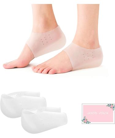 Invisible Height Increase Silicone Heel Insoles - 1.8in/4.5cm Lift Inserts for Men & Women - Buy Online on GoSupps.com