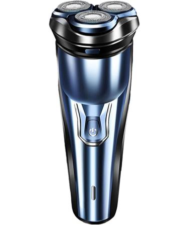 Buy Waterproof Cordless Electric Shaver for Men | Portable & Compact Rotary Razor - Ideal for Travel | Blue - Buy Online on GoSupps.com