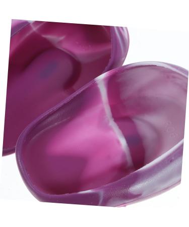 Ipetboom 1 Pair soft earmuffs ear caps for hair dye multicolor baking oil silicone ear covers ear defenders water proof ear covers for hair dryer heat shower cap 7.60X5.00X2.00CM As Shown 3 - Buy Online on GoSupps.com