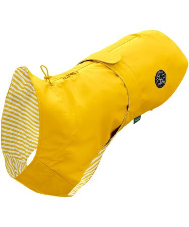 HUNTER dog raincoat Milford with harness and collar opening 35 yellow 35 Yellow