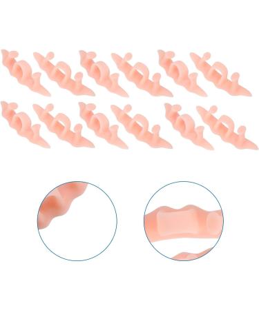 6 Pairs Unisex Toe Separator Bunion Corrector & Spacer Set - White (New Complexion) - Buy Online on GoSupps.com