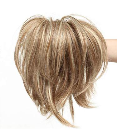 Ponytail Hair Extension 11-12 Inch Clip-In | Adjustable Curly Wavy Synthetic Hair for Women - International Shipping Available - Buy Online on GoSupps.com