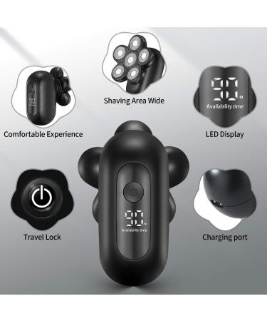 Roziaplus Upgrade 5 in 1 Electric Razor for Men - Bald Head Shaver - Face and Head Shavers for Men - Electric shaver Grooming Kit - Waterproof Cordless Razors for Men - LED Display - Buy Online on GoSupps.com