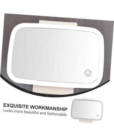 Healeved 1pc Car Vanity Mirror Clip-on Mirror Sun Visor Mirror Car Visor Mirror Vanity Mirror for Car Mirror for Sun Visor Car Makeup Mirror Car Sun Shield Makeup Mirror LED Makeup Mirror - Buy Online on GoSupps.com
