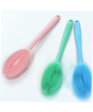 Silicone Body Bath Brush for Shower | Double Sided Exfoliating Scrubber - Buy Online on GoSupps.com
