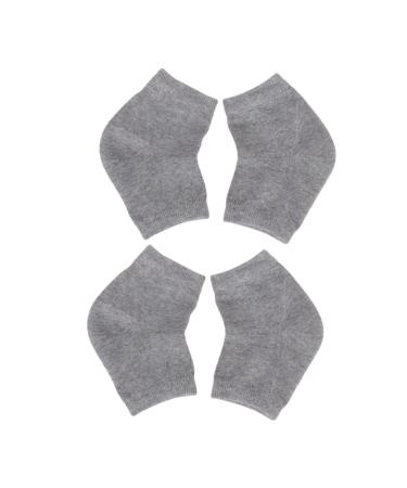 POPETPOP 2 Pairs feet Repair Socks Man Socks Gel Foot Socks Rough Calluses Socks Cracked Heel Socks Gel Heel Sleeves Heel Moisturizing Socks Mens Socks Breathable Men and Women Protector Size 1