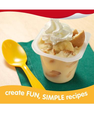 Snack Pack Banana Cream Pie Pudding Cups - 4 Count | 12 Pack - Delicious Instant Dessert - Buy Online on GoSupps.com