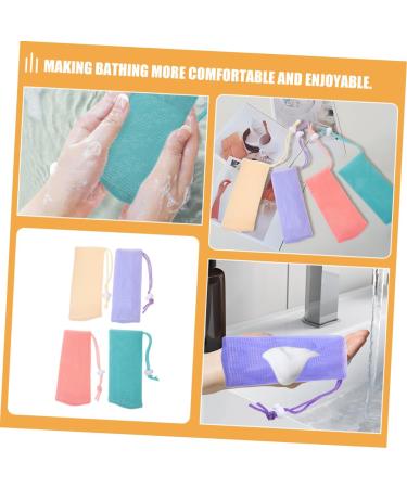 FOMIYES 16pcs Soap Net Storage Face Cleanser Shampoo Face Wash Soap Bar Soap Bar Soap Pouch Soap Bar Pouch Exfoliating Soap Soap Pouch for Shower Pe Scrubber - Buy Online on GoSupps.com