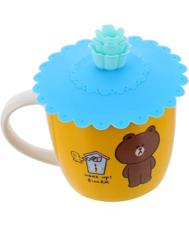 Alipis 12 Pcs Silicone Cup Lid Coffee Mugs Coffee Mug Lid Cover Silicone Leakproof Cup Lid Drink Cup Round 11x11x3cmx3pcs Light Bluex3pcs - Buy Online on GoSupps.com