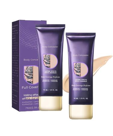 Flysmus Body Concealer Tattoo Concealer Long Lasting Waterproof Full Coverage Tattoo Concealer