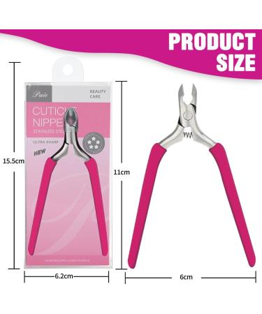Cuticle Nipper Cuticle Remover Professional Manicure and Pedicure Cuticle Remover Tools Stainless Steel Cuticle Clippers Cuticle Trimmer Clipper for Removing Excess Torn Skin on Fingers and Toes - Buy Online on GoSupps.com