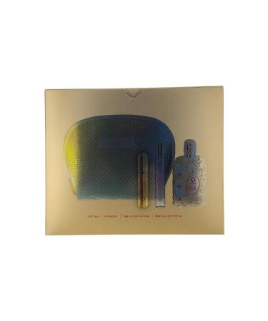 Orientica Al Haramain Royal Amber 4-Piece Set for Unisex - Luxury Collection (2.7 Oz EDP + 0.34 Oz Travel Spray + Atomizer + Bag) - Buy Online on GoSupps.com