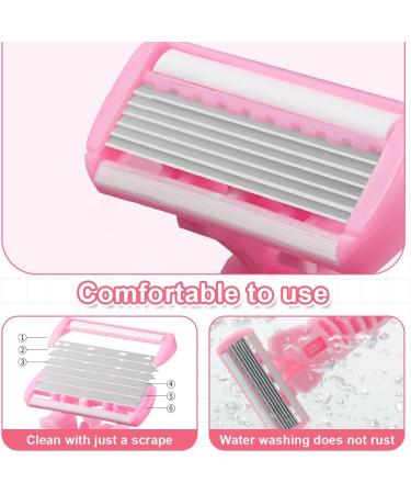 NHPY Women's Razor Set - 2 Razors + 8 Replacement Heads | Perfect for Intimate Areas & Facial Hair - Buy Online on GoSupps.com