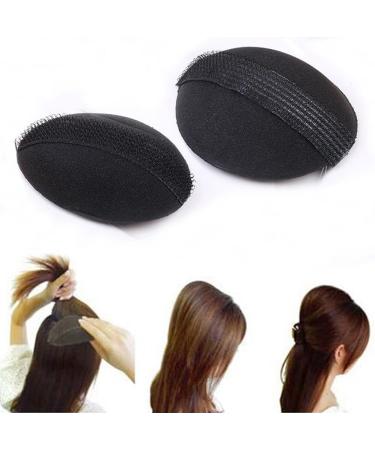 Tossper Hair Volume Bump Up Inserts - 2 Piece Sponge Foam Clip Accessories for Styling - Black - Buy Online on GoSupps.com