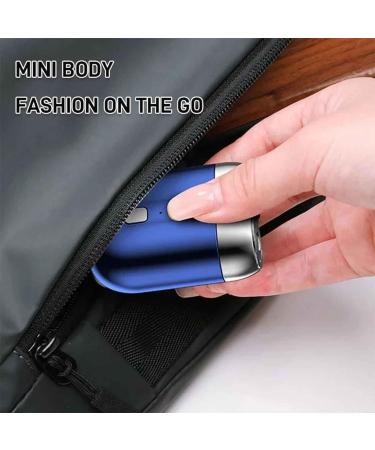 2024 New Upgrade Pocket Shaver USB Mini Shavers for Men IPX6 Waterproof Compact Electric Shaver Electric Mini Portable Razor Double Head Razor for Home Car Travel (Gray) - Buy Online on GoSupps.com