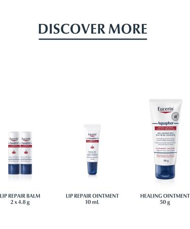 EUCERIN AQUAPHOR Lip Balm Repair Stick for Dry Chapped and Cracked Lips 4.8g | Aquaphor Lip Repair | Non-Comedogenic Lip Balm | Fragrance-free Balm | Recommended by Dermatologists 4.8 g (Pack of 1) - Buy Online on GoSupps.com