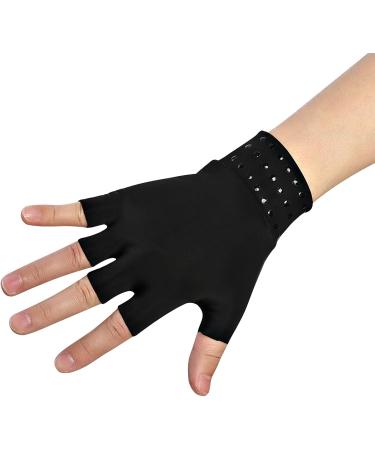 Magnetic Compression Gloves for Hand Pain Relief | Antiedema Health Care Tool - Black - Buy Online on GoSupps.com
