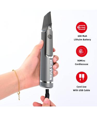 Nikulastar Hair Clippers for Men - Cordless Hair Trimmer Set for Body and Facial Grooming - Buy Online on GoSupps.com