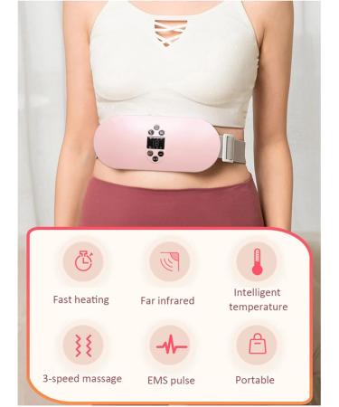 Heated Uterus Belt for Menstruation Relief Electric Heating & Massage Device for Stomach & Waist Comfort - Buy Online on GoSupps.com