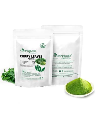 Curry Leaves Powder (Murraya koenigii) 100gm - 100% Pure & Natural Hair Growth Booster | Reduce Hair Loss & Moisturize Scalp - Buy Online on GoSupps.com