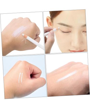 BESTYASH Crayon Sourcils Imperm able Blanc 2 Pi ces Pigmentation Lisse Longue Tenue Maquillage des Yeux Visage Voyage - Buy Online on GoSupps.com