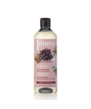 Volume & Curls Shampoo with Tuscan Red Grapes (12.51 fl oz) - for Defined and Bouncy Curls - Vegan Friendly - 95% Natural Origin Ingredients