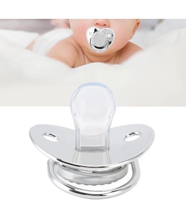 Premium Baby Pacifier Set - Infant Bling Pacifier with Clip - DIY Wall Decoration & Accessories for Newborns (Silver M) - International Shipping Available - Buy Online on GoSupps.com