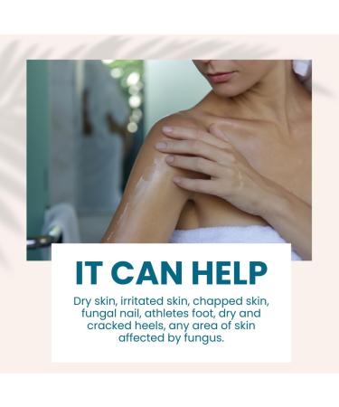 Naturally Solved Antifungal Skin Balm 50 ml. Soothing moisturising relief for fungal conditions cracked heels dry skin eczema and dermatitis - Buy Online on GoSupps.com