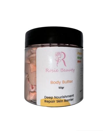 Body Butter Natural Ingredients (8oz Rose)