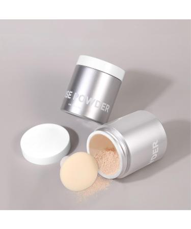 ZJchao Powder Loose Powder Makeup Delicate Loose Fixing Powder Delicate Long Lasting Easy to Apply Free Setting Foundation Finishing Powder for (01# - Buy Online on GoSupps.com