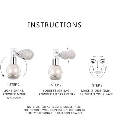 GL-Turelifes Highlighter Loose Powder Spray Glitter Powder Spray Shimmer Sparkle Powder Makeup Spray for Hair Face Body Cosmetic (#3 Nude Pink) - Buy Online on GoSupps.com