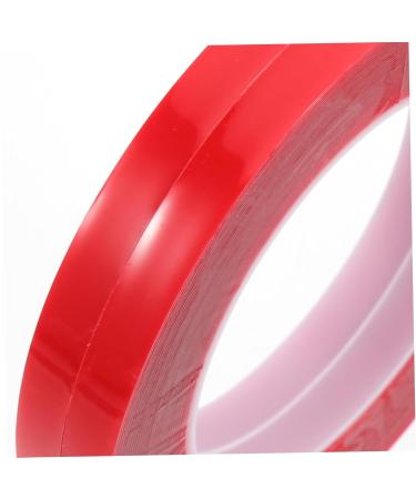 NUOBESTY 8 Rolls Transparent Double-sided Tape Picture Tapes Nails Tapes Manicure Tape Rug Tape Nail Display Holder Nail Displaying Tapes Red Nail Supplies No Substrate Acrylic Double Sided - Buy Online on GoSupps.com
