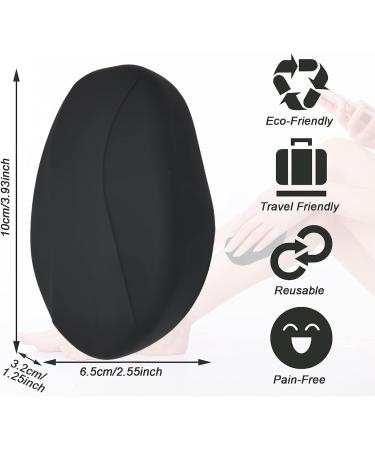 Crystal Hair Remover | Nano Hair Removal Stone for Women | Smooth Skin Without Shaving - No Stubble Effect (Black) - Buy Online on GoSupps.com