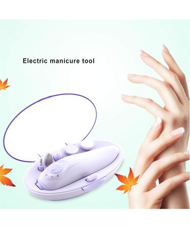 Electric Foot Files 5 in 1 Multi-Functional Pedicure Tool Potrable Sturdy Hands and Feet for Exfoliate Manicure Pedicure Remove Dead Skin - Buy Online on GoSupps.com
