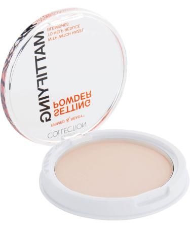 Collection Cosmetics Primed and Ready Invisible Setting Powder 15g - Silk Enriched Pressed Powder for Breakout Prone Skin - Buy Online on GoSupps.com